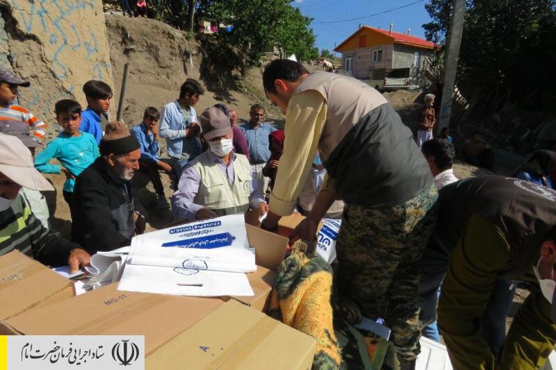 کمک‌رسانی فوری به مردم سیل‌زده استان اردبیل