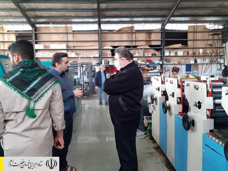احیای کارخانه تولید ماسک در گلستان و تولید روزانه ۲۲۰ هزار ماسک در روز توسط ستاد اجرایی فرمان امام