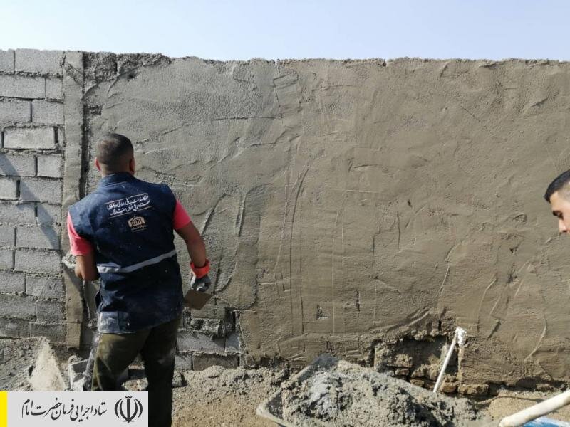 ادامه ساخت و بازسازی منازل مردم سیل زده خوزستان توسط ستاد اجرایی فرمان امام