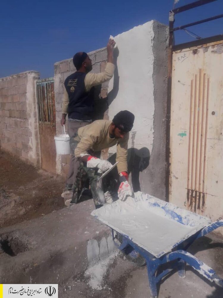 ادامه ساخت و بازسازی منازل مردم سیل زده خوزستان توسط ستاد اجرایی فرمان امام