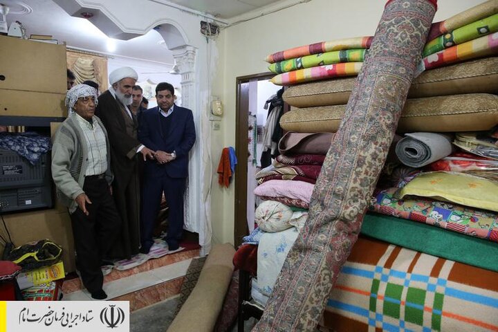 بازدید رئیس ستاد اجرایی فرمان امام از مناطق سیل زده آبادان