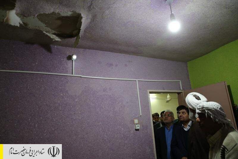 بازدید رئیس ستاد اجرایی فرمان امام از مناطق سیل زده آبادان