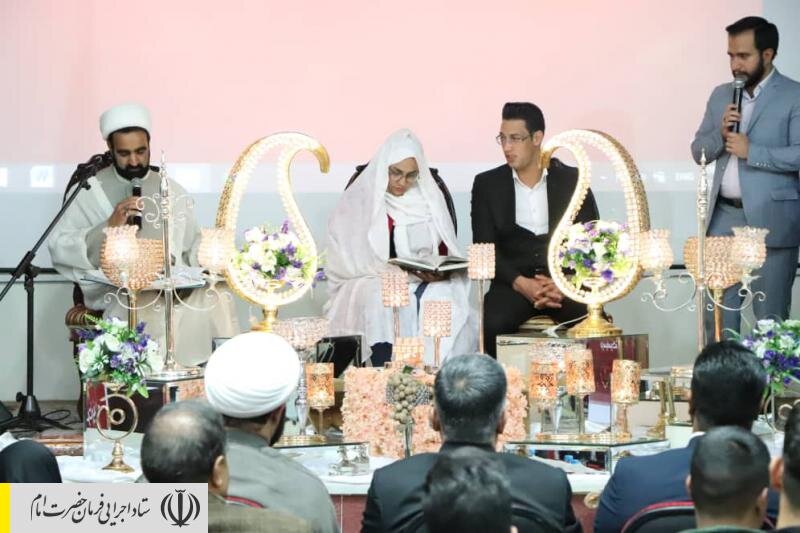 جشن اهدای ۱۲ هزارمین جهیزیه ستاد اجرایی فرمان امام به تازه عروس‌ها در کرمان

