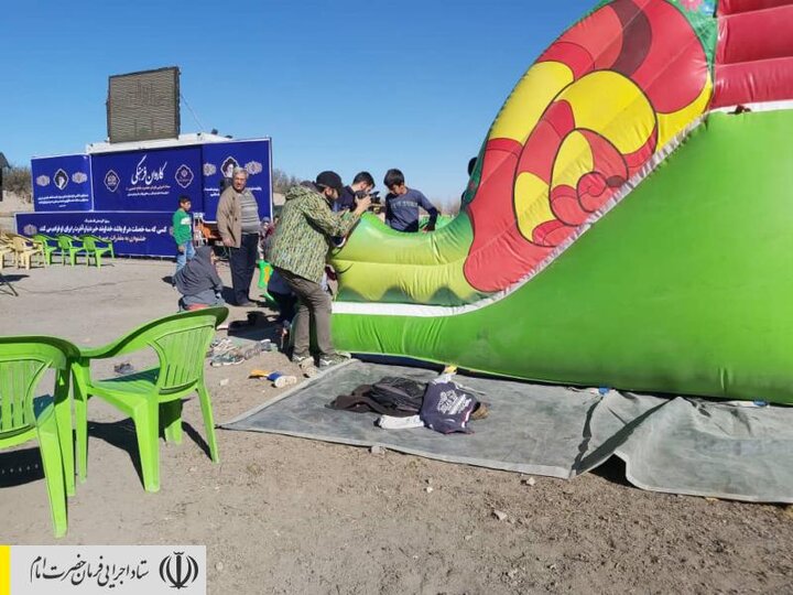 اعزام کاروان فرهنگی ستاد اجرایی فرمان امام به روستاهای زلزله زده آذربایجان شرقی