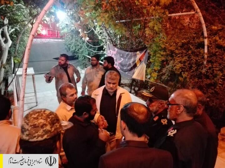 فعالیت شبانه‌روزی موکب ستاد اجرایی فرمان حضرت امام (ره) در مرز میرجاوه برای زوار اربعین