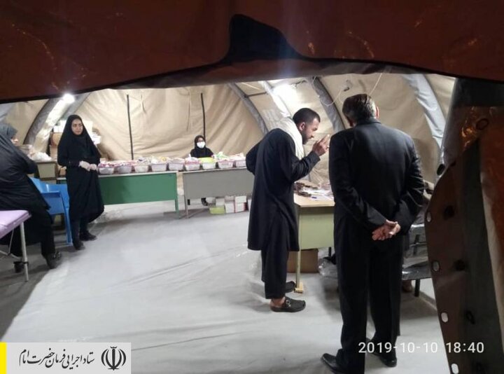 خدمات سلامت موکب ستاد اجرایی فرمان امام در مرز میرجاوه