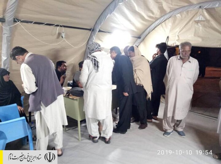 خدمات سلامت موکب ستاد اجرایی فرمان امام در مرز میرجاوه