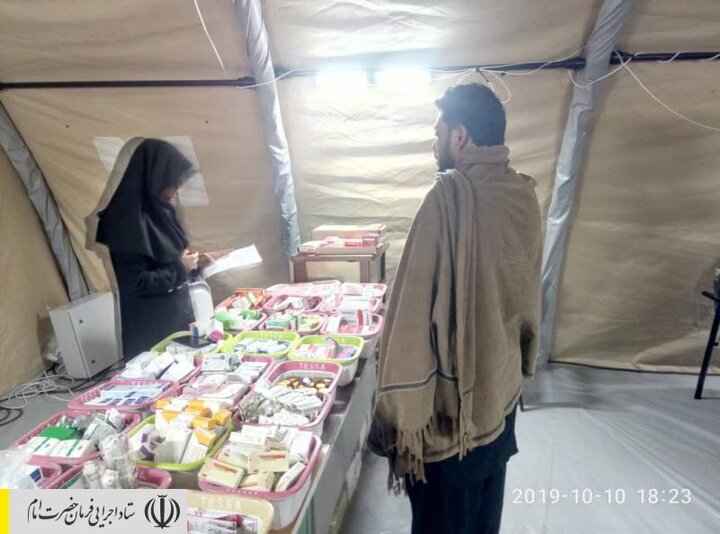 خدمات سلامت موکب ستاد اجرایی فرمان امام در مرز میرجاوه