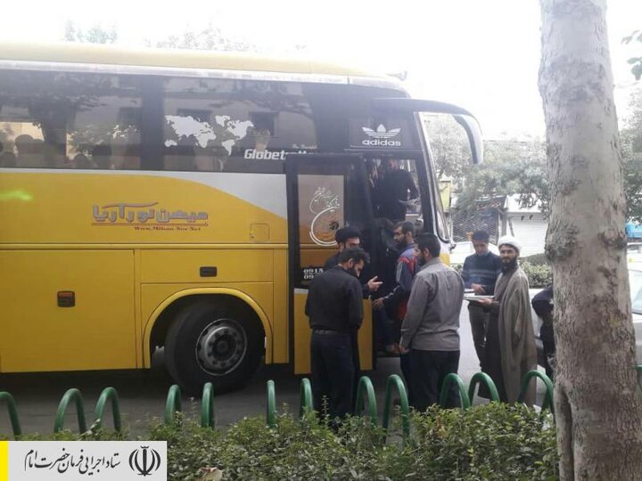 اعزام کاروان زائر اولی‌ها به عتبات عالیات از مناطق محروم استان‌های خراسان رضوی، یزد و هرمزگان، به همت ستاد اجرایی فرمان امام