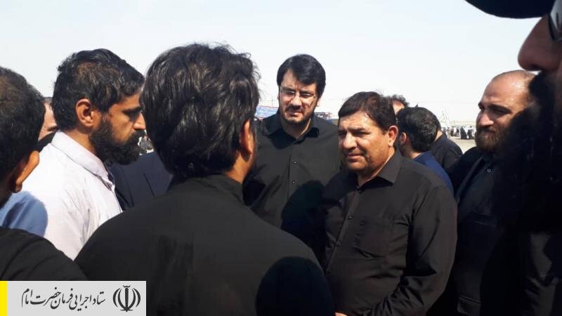 بازدید رییس ستاد اجرایی فرمان امام از نقاط مرزی خروجی زائران اربعین