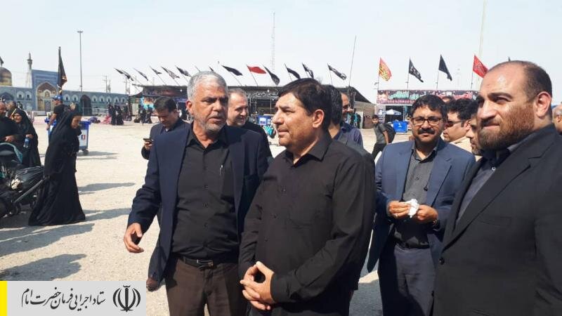 بازدید رییس ستاد اجرایی فرمان امام از نقاط مرزی خروجی زائران اربعین