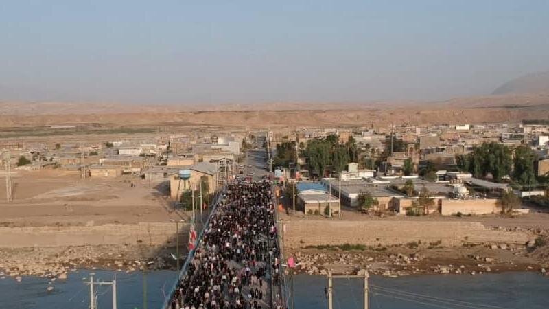 برگزاری همایش پیاده روی خانوادگی در منطقه سیل زده پلدختر