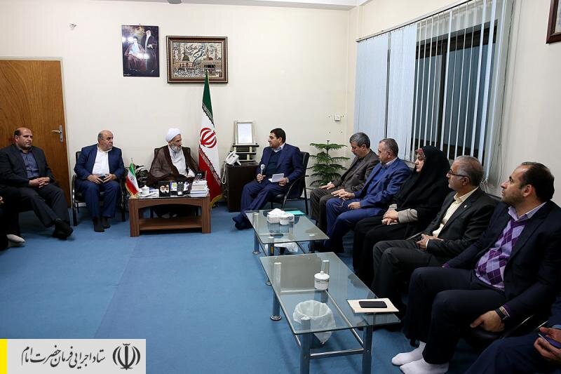 دیدار رئیس ستاد اجرایی فرمان حضرت امام (ره) با نماینده محترم ولی فقیه و امام جمعه ساری