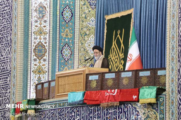 تقدیر حاج آقا آل هاشم از خدمات ارزنده ستاد اجرایی فرمان حضرت امام (ره)