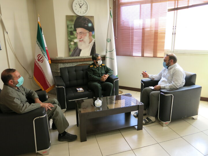 جلسه هم اندیشی مسئولین ناحیه امام علی (ع) سپاه صاحب الزمان با مدیرکل ستاد اجرایی فرمان امام (ره) استان اصفهان