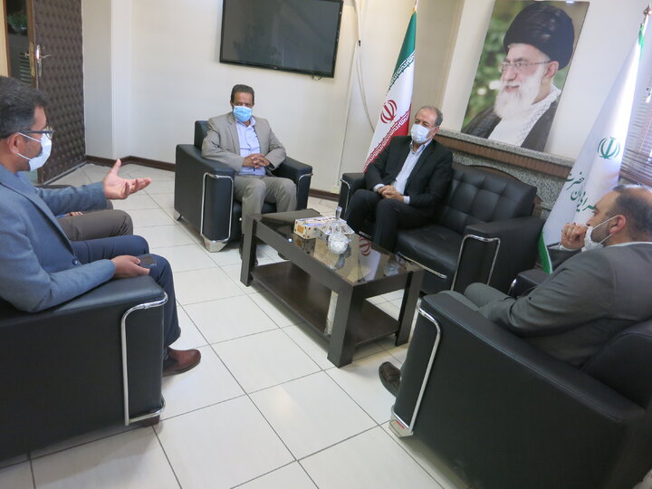 حضور مدیر کل جدید و معاونین ثبت اسناد و املاک  استان در اداره کل ستاداجرایی فرمان امام (ره) اصفهان