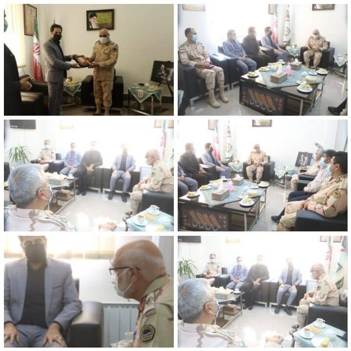 در راستای اجرای بهتر برنامه های محرومیت زدایی در مناطق محروم مرزی  "موسوی"  با حضور  در دفتر کار سردار"مسروری" دیدار کرد.

