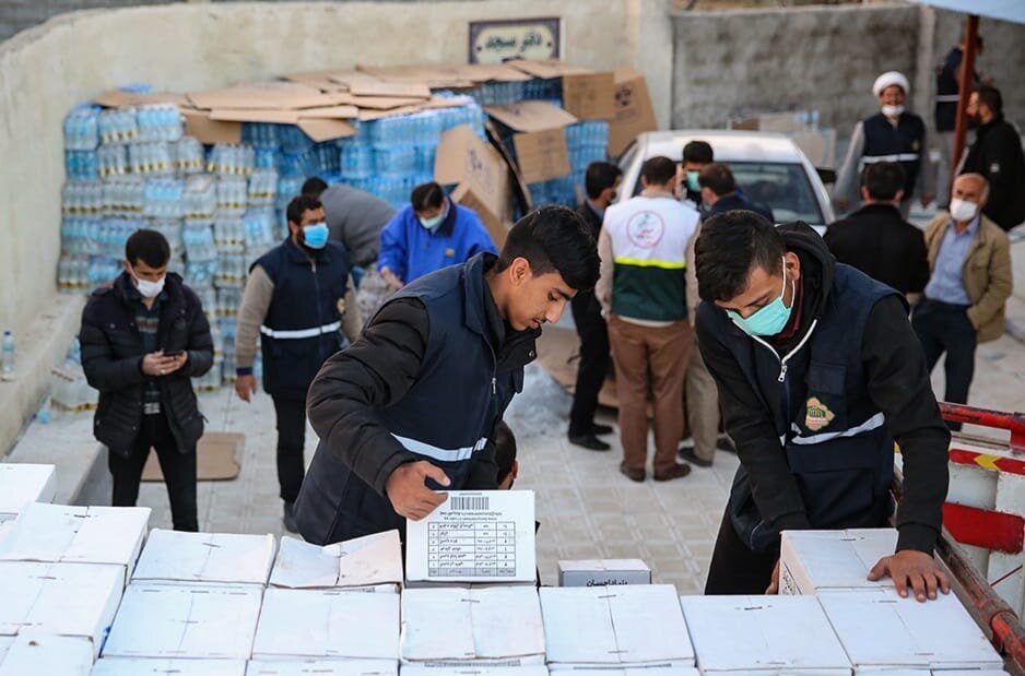 حضور نماینده رئیس ستاد اجرایی فرمان امام در مناطق زلزله‌زده اندیکا