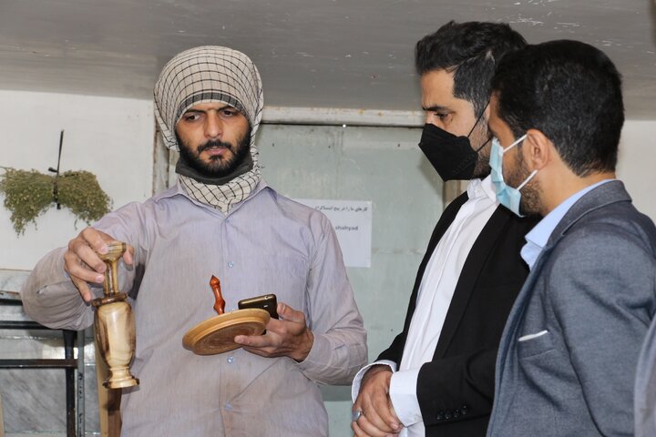 بازدید مدیرکل ستاد اجرایی فرمان امام از طرح های اشتغالزایی بنیاد برکت در شهرستان فردوس