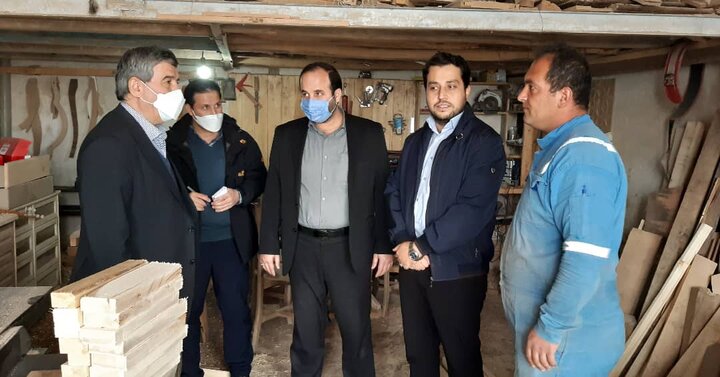 بازدید ریاست هیئت مدیره بنیاد برکت از طرحهای اشتغالزایی بنیاد برکت در مناطق هدف استان اردبیل