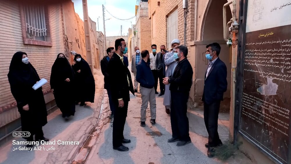 بازدید از محله ناسار و اسفنجان توسط اعضای شورای اجتماعی ستاد اجرایی سمنان