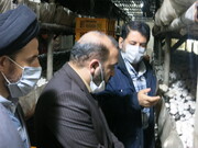 مدیر کل ستاد اجرایی فرمان حضرت امام(ره) از کارخانه قارچ یکتای سپاهان جرقویه بازدید کرد
