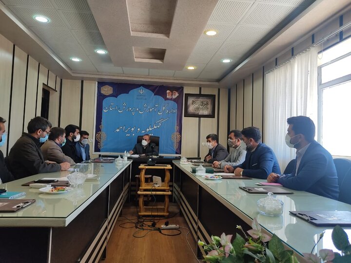 دیدار مسئول قرارگاه عدالت آموزشی بنیاد احسان ستاد اجرایی فرمان امام (ره) با مدیرکل آموزش و پرورش استان