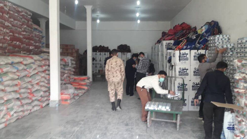 توزیع ۹۵۰۰ بسته معیشتی در استان خوزستان اجرای فاز دوم مرحله ششم رزمایش همدلی و احسان