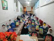 50 بسته نوشت افزار در مدرسه برکت 1 مهرشهر بیرجند توزیع شد