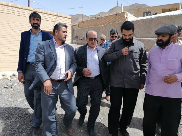 بازدید مدیرکل ستاد اجرایی فرمان حضرت امام(ره) از مناطق سیل‌زده استان یزد