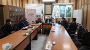 نشست مدیرکل ستاد اجرایی فرمان حضرت امام ره با رئیس دانشگاه علوم پزشکی گلستان در هفته سلامت