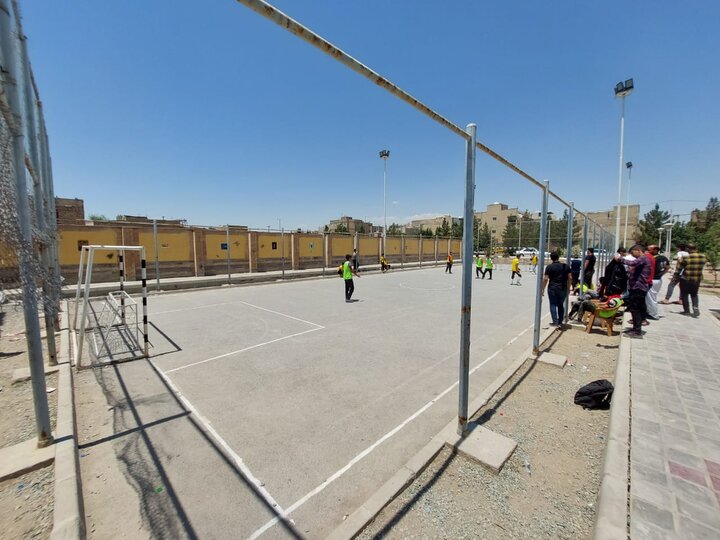 بازدید از برگزاری مسابقات جام شهدای ۱۵ خرداد خانه احسان محله دارک