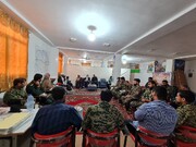 جلسه آسیب شناسی و هماهنگی معضلات محله در خانه احسان شهر چغادک