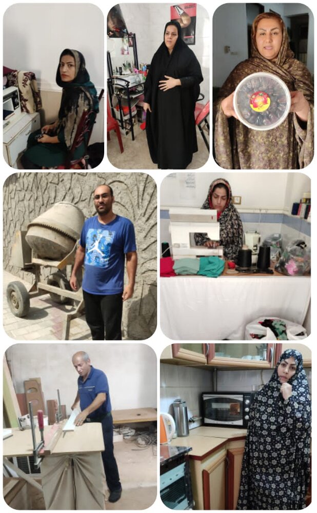 گزارش تسهیلگران وامهای اشتغالزایی خرد بنیاد برکت در شهرستان بوشهر