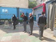 بازدید مدیر قرارگاه تحول و توانمندسازی محلات ستاد اجرایی از مدرسه کودکان کار آل احمد محله شوش