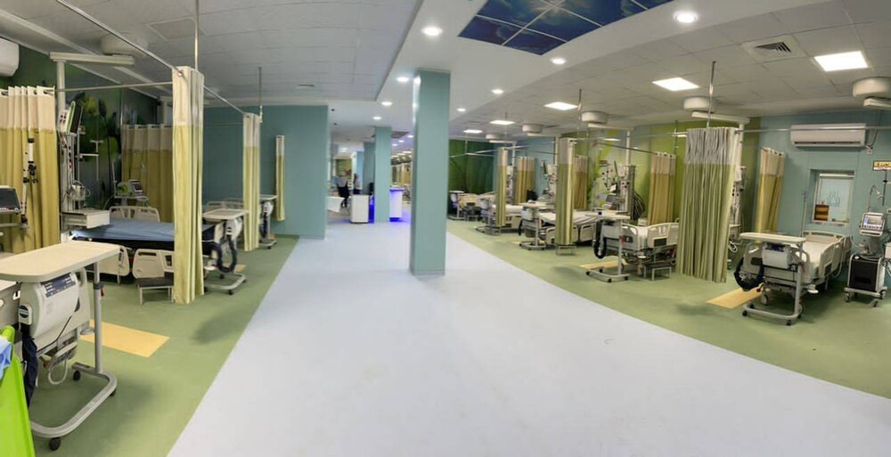 ساخت مگا آی‌سی‌یو 40 تخت‌خوابی برکت بیمارستان گلستان