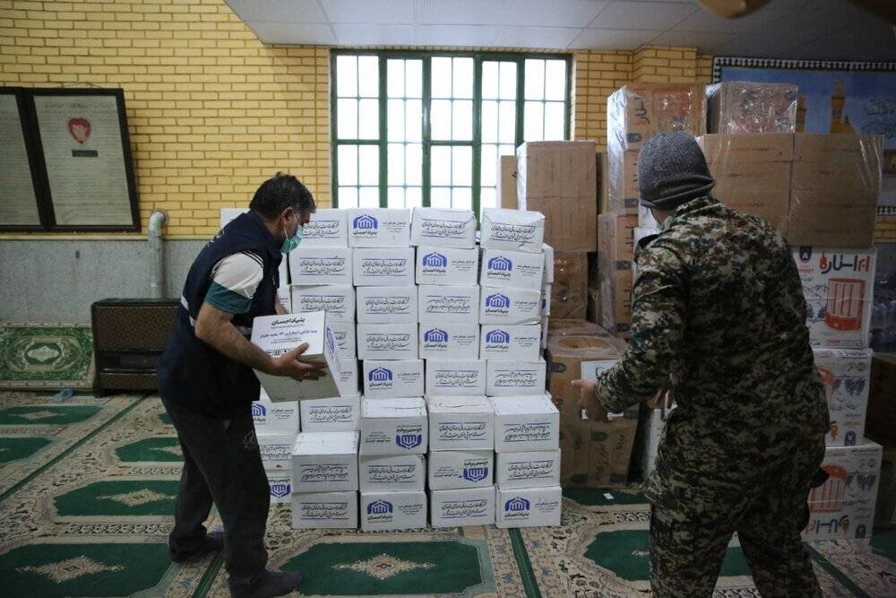 کمک رسانی فوری به زلزله زدگان شهر خوی آذربایجان غربی به همت بنیاد احسان انجام شد