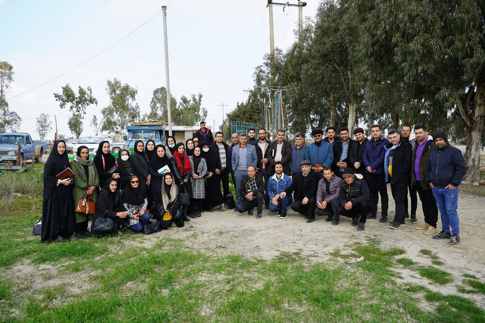 گزارش تصویری از برگزاری کلاس های آموزشی دیم زار در مزارع شهرستان بهشهر