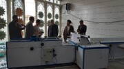 گزارش تصویری افتتاح کارگاه‌های تولیدی دستمال کاغذی، چاقو سازی و نجاری بنیاد برکت در شهرستان ملکشاهی