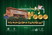افتتاح دوهزارمین مدرسه برکت توسط ستاد اجرایی فرمان امام