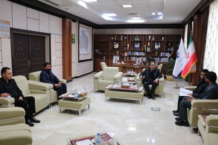 دیدار مدیرکل ستاد اجرایی فرمان حضرت امام خمینی (ره) استان خراسان شمالی با استاندار