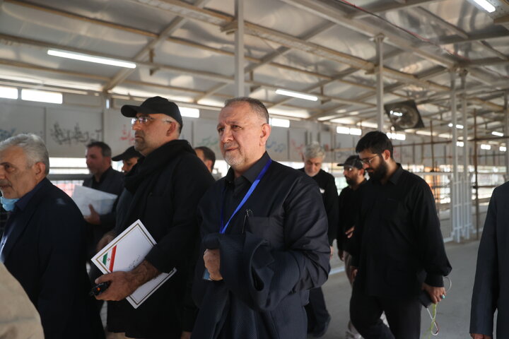 بازدید از خدمات ستاد اجرایی در مرزهای شلمچه و مهران در آستانه اربعین حسینی