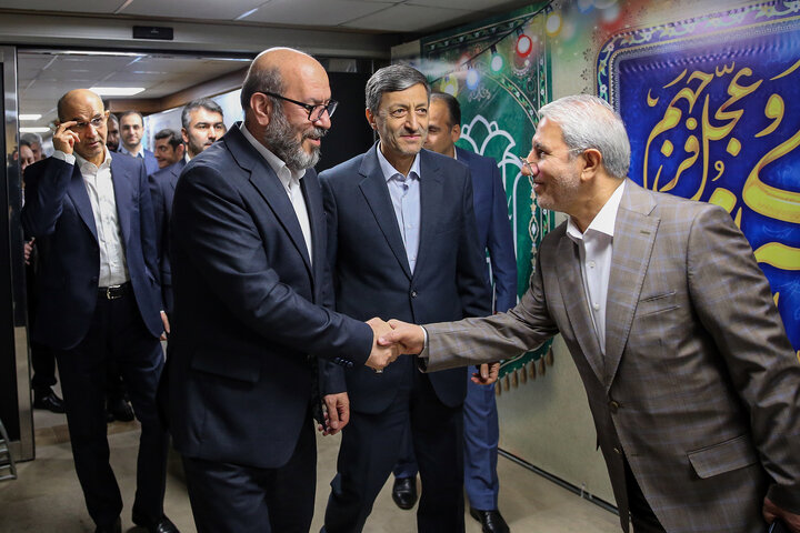 حضور حسین دهقان رییس بنیاد مستضعفان در مراسم تودیع و معارفه رییس ستاد اجرایی فرمان امام