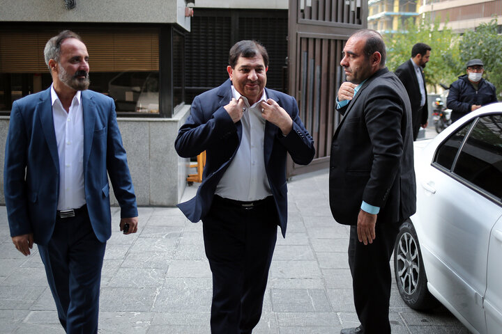 حضور محمد مخبر معاون اول رییس جمهور در مراسم تودیع و معارفه رییس ستاد اجرایی فرمان امام