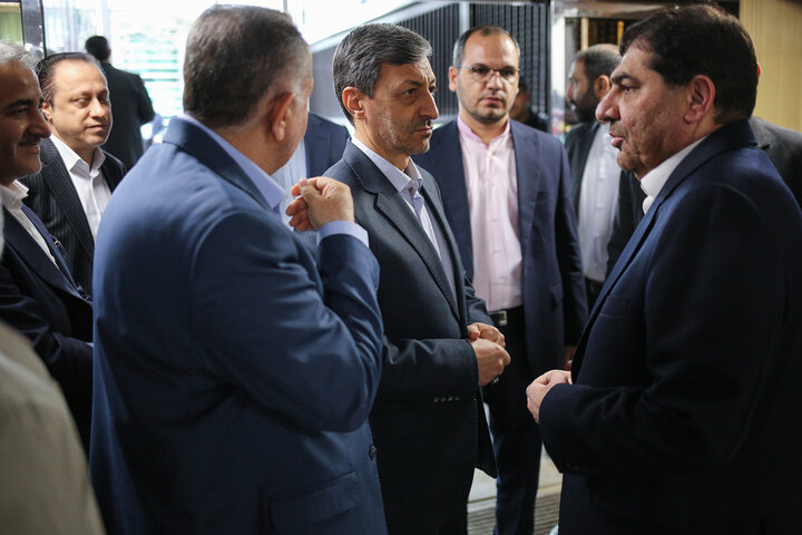 حضور محمد مخبر معاون اول رییس جمهور در مراسم تودیع و معارفه رییس ستاد اجرایی فرمان امام