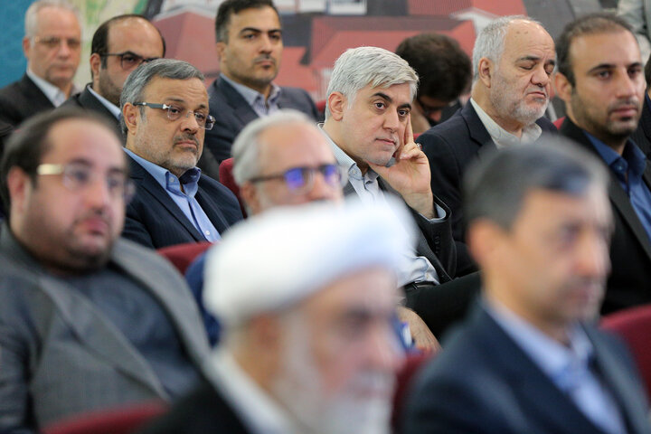 حضور علی عسکری معاون اجتماعی ستاد در مراسم تودیع و معارفه رییس ستاد اجرایی فرمان امام