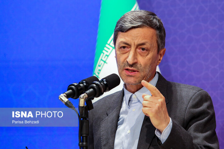 سید پرویز فتاح رییس ستاد اجرایی فرمان امام در مراسم تودیع و معارفه رئیس بنیاد مستضعفان