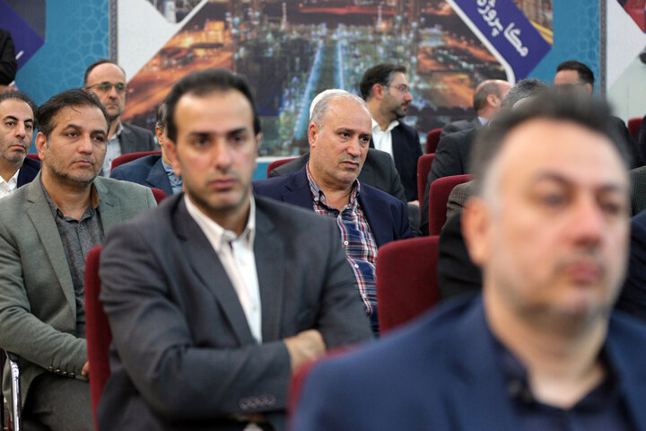 حضور مهدی تاج رییس فدراسیون فوتبال ایران در مراسم تودیع و معارفه رییس ستاد اجرایی فرمان امام