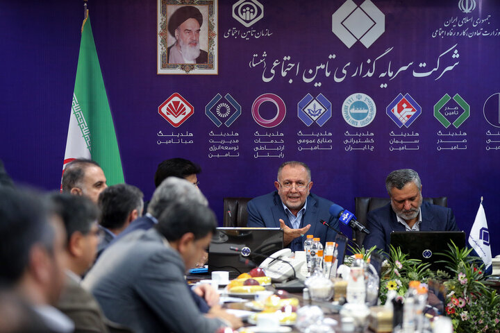 معارفه عارف نوروزی مدیر عامل شستا