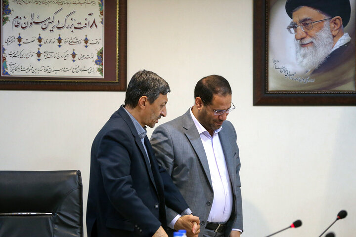  رضامراد صحرایی وزیر آموزش و پرورش و سید پرویز فتاح رییس ستاد اجرایی فرمان امام 
